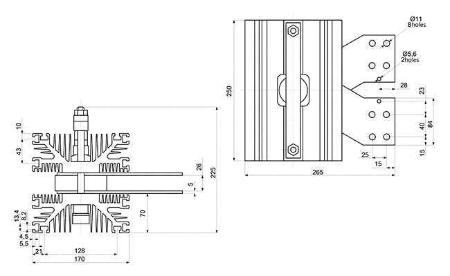 Heatsink dimensions