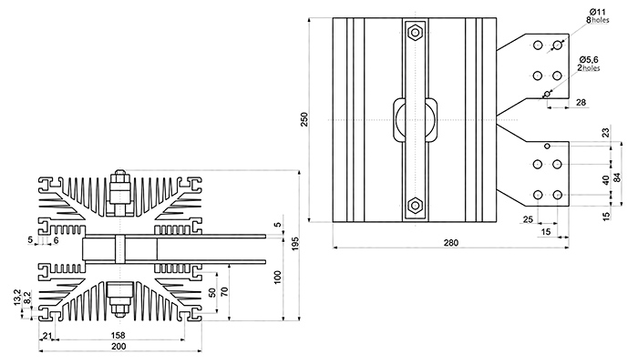 Heatsink dimensions