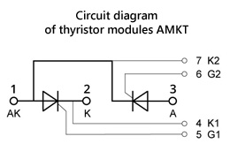 Schema elettrico dei moduli AMKT