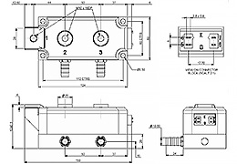 Schema di Doppio Modulo a tiristori