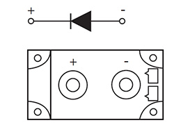 Schema del circuito dei moduli a diodi