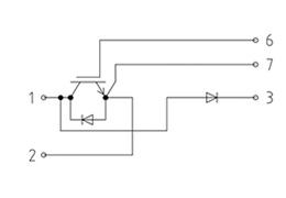 Topologia del modulo IGBT FF150R12KE3G