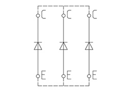 Topologia del modulo IGBT DZ3600S17K3_B2