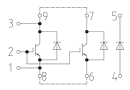 Topologia del modulo IGBT FD1000R33HL3-K