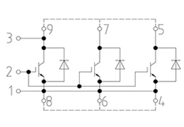 Topologia del modulo IGBT FZ1500R33HE3