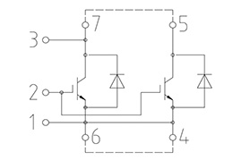 Topologia del modulo IGBT FZ1000R33HL3