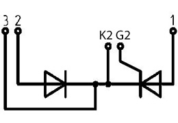 Moduli a diodi a tiristori MD/T4-740-24-D