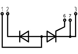 Moduli a diodi a tiristori MD/T5-650-12-A2