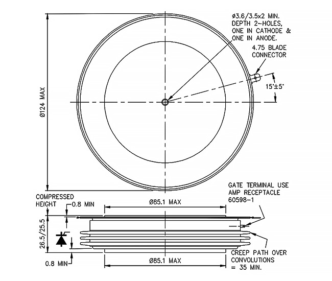 Dimensioni W55