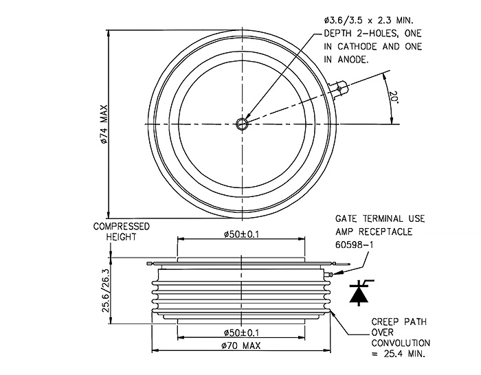 Dimensioni W70