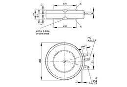 Tiristore T1258N Schema