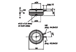 Tiristore T380N Schema