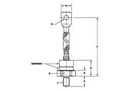 Dimensioni del diodo raddrizzatore