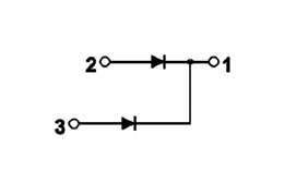 Schema del circuito del Modulo a Diodi a Recupero Veloce LC8136240A