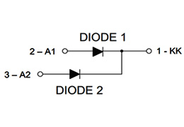Schema del circuito del Modulo a Diodi a Recupero Veloce NC4410250H