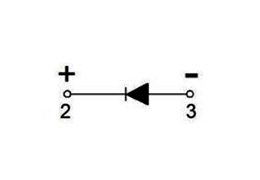 Schema del circuito del modulo a diodo singolo CS613616C