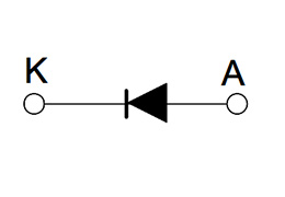 Schema del circuito del modulo a diodo singolo LS412460