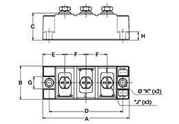 Modulo a diodo singolo CS613616C