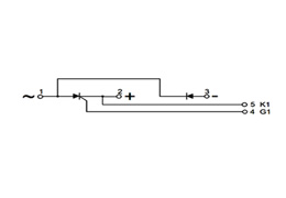 Schema del circuito dei Moduli a Tiristori