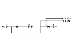 Schema del circuito dei Moduli a Tiristori