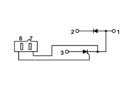 Schema del circuito dei Moduli a Tiristori