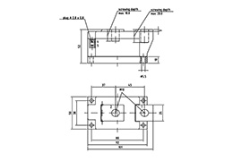 Modulo a tiristore singolo TZ600N16KOF Modulo a tiristore singolo TZ600N16KOF