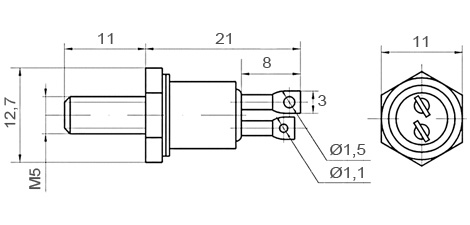 dimensioni TC112-16-4 (TS112-16-4)