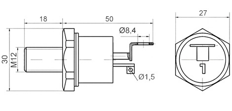 dimensioni TC152-160-2 (TS152-160-2)